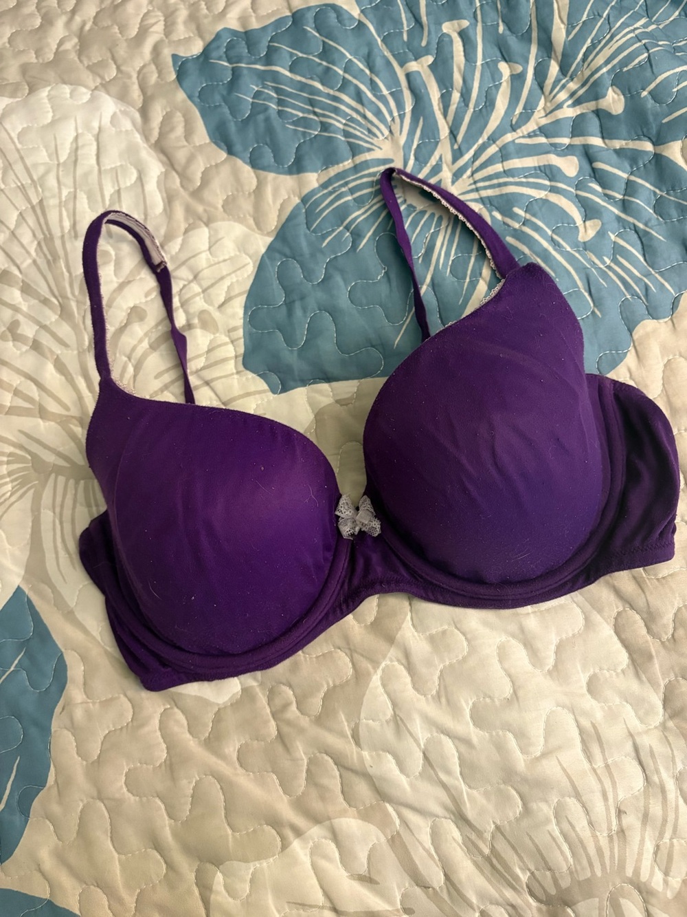Purple Women's T-Shirt Bra